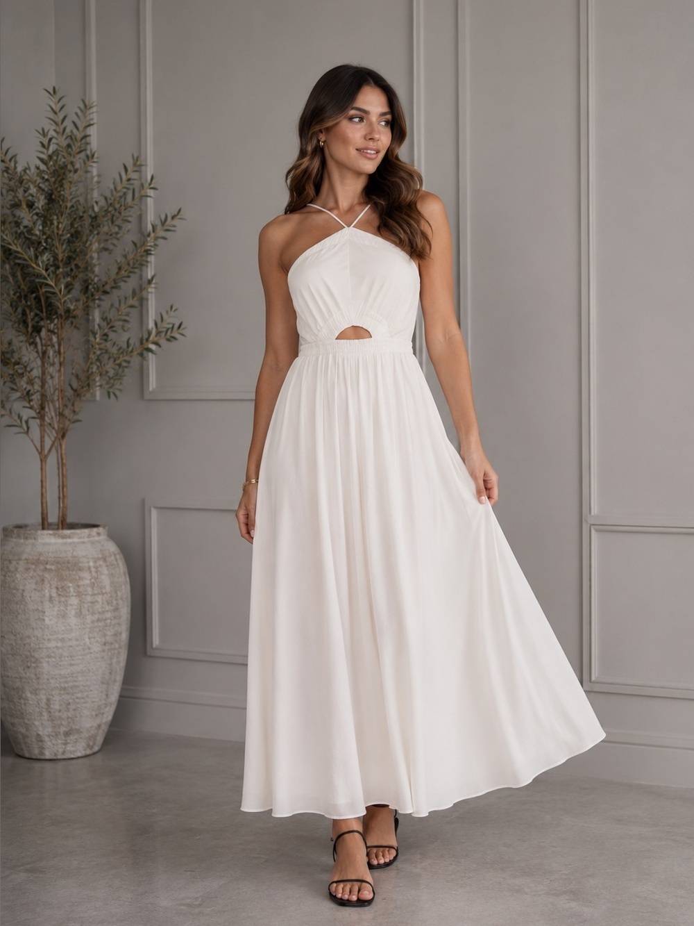 Petal & Pup Madi Cutout Maxi Dress Size M B2309